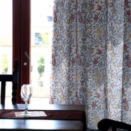 Rideau Imprimé Végétal Sur...