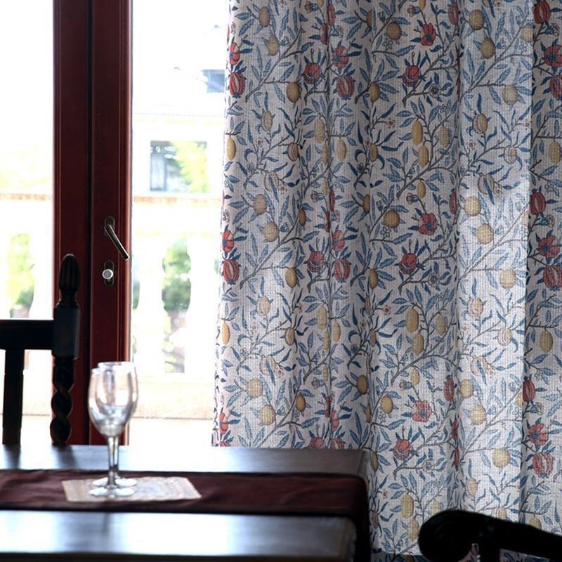 Rideau Imprimé Végétal Sur Mesure, Rideau Occultant Minimaliste Pour Salon Et Chambre À Coucher