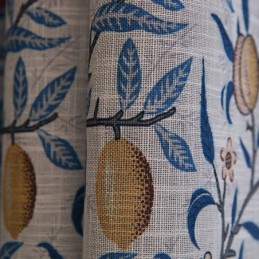 Rideau Imprimé Végétal Sur Mesure, Rideau Occultant Minimaliste Pour Salon Et Chambre À Coucher