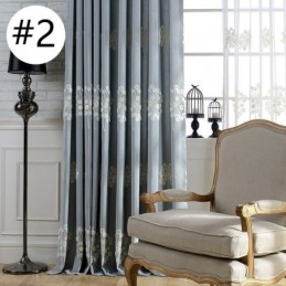Rideau Occultant En Coton Sur Mesure, Motif Pissenlit Nordique Brodé, Pour Salon Et Chambre À Coucher