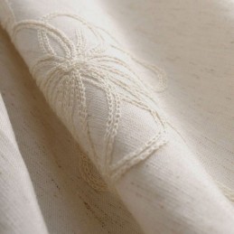 Rideau Occultant Sur Mesure Brodé Style Nordique Pour Salon Et Chambre À Coucher