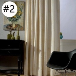 Rideau Occultant Sur Mesure Brodé Style Nordique Pour Salon Et Chambre À Coucher