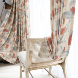 Rideaux Occultants En Coton Et Lin À Imprimé Nordique Pour Salon Et Chambre À Coucher