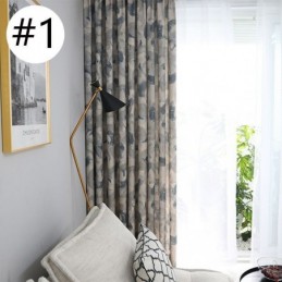 Rideaux Occultants En Coton Et Lin À Imprimé Nordique Pour Salon Et Chambre À Coucher