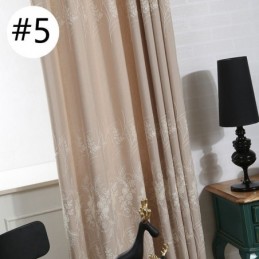 Rideau Brodé De Plantes Nordiques, Rideau Sur Mesure En Lin Pour Salon Et Chambre À Coucher