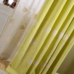 Rideau Occultant Nordique En Coton Et Lin, Sur Mesure, Broderie Florale, Pour Salon Et Chambre À Coucher