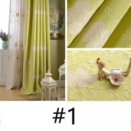 Rideau Occultant Nordique En Coton Et Lin, Sur Mesure, Broderie Florale, Pour Salon Et Chambre À Coucher