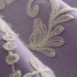 Rideau Occultant En Coton Européen Sur Mesure, Brodé De Fleurs