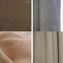 Rideaux Occultants Modernes En Lin De Couleur Unie, De Qualité Supérieure, Sur Mesure, Pour Salon Et Salle À Manger