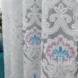 Rideau Occultant Brodé Sur Mesure, Style Européen, Motif Floral, Pour Salon