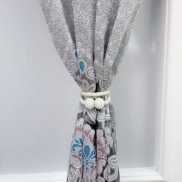 Rideau Occultant Brodé Sur Mesure, Style Européen, Motif Floral, Pour Salon