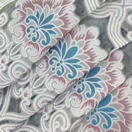 Rideau Occultant Brodé Sur Mesure, Style Européen, Motif Floral, Pour Salon