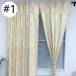 Rideau Jacquard De Luxe Sur Mesure, Occultant Européen Pour Chambre À Coucher Et Salon