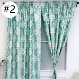 Rideau Jacquard De Luxe Sur Mesure, Occultant Européen Pour Chambre À Coucher Et Salon