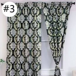 Rideau Jacquard De Luxe Sur Mesure, Occultant Européen Pour Chambre À Coucher Et Salon