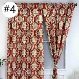 Rideau Jacquard De Luxe Sur Mesure, Occultant Européen Pour Chambre À Coucher Et Salon