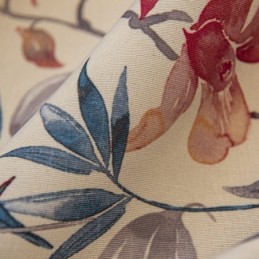 Rideau Américain En Polycoton, Rideau Occultant Sur Mesure, Imprimé Plantes