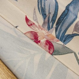 Rideau Américain En Polycoton, Rideau Occultant Sur Mesure, Imprimé Plantes