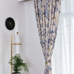 Rideaux Américains Occultants À Imprimé Floral