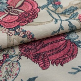 Rideau En Polycoton Sur Mesure, Rideau Occultant À Imprimé Floral Américain