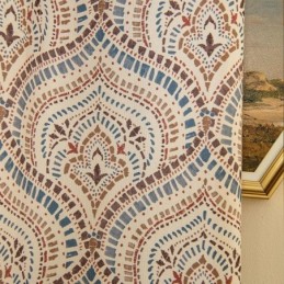 Rideaux Occultants En Polycoton Imprimés, Motif Vintage Américain