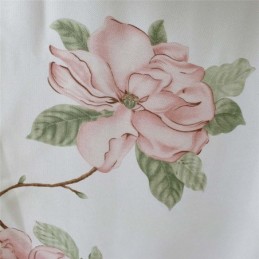 Rideau Pivoine Rose Sur Mesure, Tissu Imprimé Simple Et Rural Pour Chambre À Coucher Et Salon