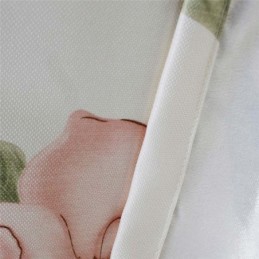 Rideau Pivoine Rose Sur Mesure, Tissu Imprimé Simple Et Rural Pour Chambre À Coucher Et Salon