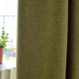 Rideau Nordique Moderne De Couleur Unie, Rideau Sur Mesure En Soie Noire, Rideaux Occultants En Coton Et Lin