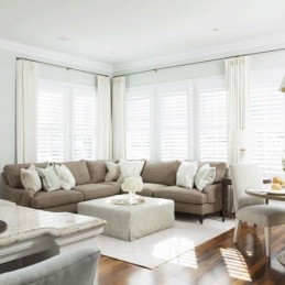 Rideau Semi-Occultant Simple Sur Mesure, Couleur Unie, Blanc, Pour Salon