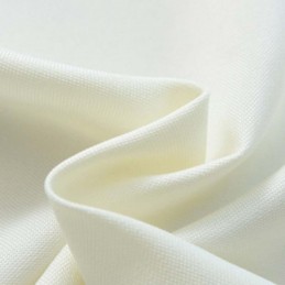 Rideau Semi-Occultant Simple Sur Mesure, Couleur Unie, Blanc, Pour Salon