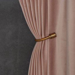Rideau Occultant Max Sur Mesure, Imitation Velours, Couleur Unie, Pour Chambre À Coucher