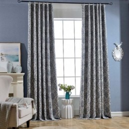 Rideau Rétro Sur Mesure, Broderie Européenne, Pour Chambre À Coucher