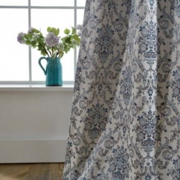Rideau Rétro Sur Mesure, Broderie Européenne, Pour Chambre À Coucher