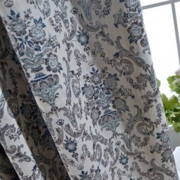 Rideau Rétro Sur Mesure, Broderie Européenne, Pour Chambre À Coucher