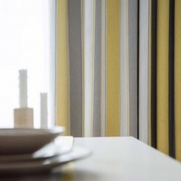 Rideau Jacquard Moderne Nordique Sur Mesure, Rayures Contrastées, Tissu Pour Salon, Chambre À Coucher, Bureau