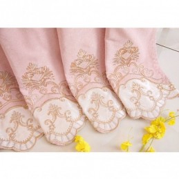Rideau Occultant En Chenille Sur Mesure, Style Européen, Broderie Florale, Pour Salon Et Chambre À Coucher