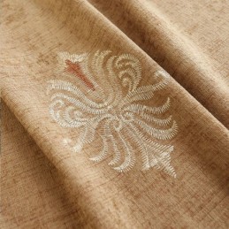 Rideau Occultant En Chenille Sur Mesure, Broderie Florale Européenne, Pour Salon Et Chambre À Coucher