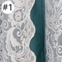 Rideau Occultant De Style Nordique Sur Mesure, Tissu Jacquard Végétal, Fil Intégré