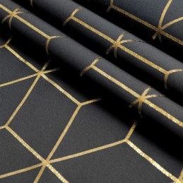Rideau Occultant Sur Mesure Motif Géométrique Bronzant Style Nordique Pour Salon Chambre