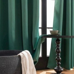 Rideaux Occultants De Couleur Unie De Style Nordique Pour Salon Et Chambre À Coucher