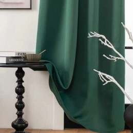 Rideaux Occultants De Couleur Unie De Style Nordique Pour Salon Et Chambre À Coucher