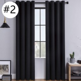 Rideaux Occultants De Couleur Unie De Style Nordique Pour Salon Et Chambre À Coucher