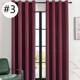 Rideaux Occultants De Couleur Unie De Style Nordique Pour Salon Et Chambre À Coucher