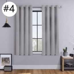 Rideaux Occultants De Couleur Unie De Style Nordique Pour Salon Et Chambre À Coucher