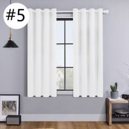 Rideaux Occultants De Couleur Unie De Style Nordique Pour Salon Et Chambre À Coucher