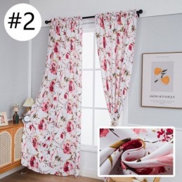 Rideaux Occultants Imprimés Floraux De Style Nordique Pour Salon Et Chambre À Coucher