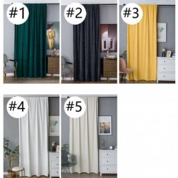 Rideaux Occultants En Chenille De Couleur Unie, Style Nordique, Pour Salon Et Chambre À Coucher