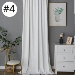 Rideaux Occultants En Chenille De Couleur Unie, Style Nordique, Pour Salon Et Chambre À Coucher