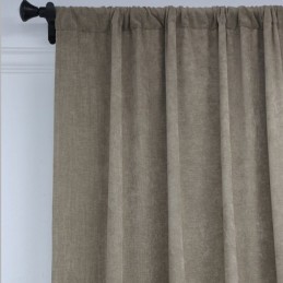 Rideau Occultant En Chenille De Couleur Unie, Sur Mesure, Style Nordique, Pour Salon Et Chambre À Coucher