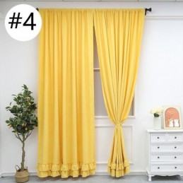 Rideau Occultant En Chenille De Couleur Unie, Sur Mesure, Style Nordique, Pour Salon Et Chambre À Coucher